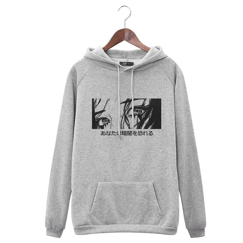 Hoodie Anime Crying Girl Sweatshirt