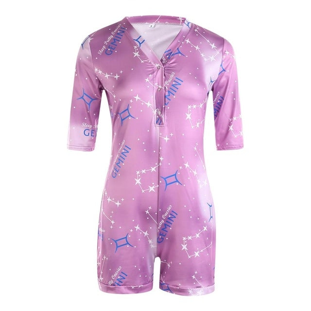 Bodysuit Sexy Jumpsuit Women Pajama Romper Short Playsuit