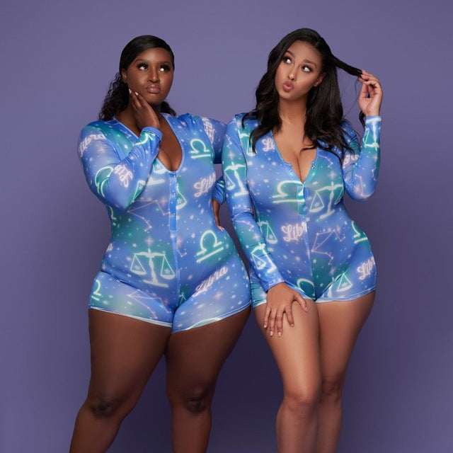 Bodysuit Sexy Jumpsuit Women Pajama Romper Short Playsuit