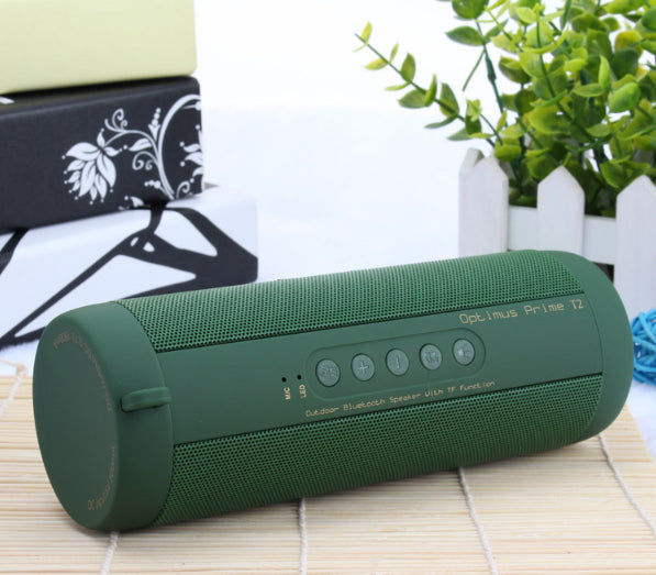 Outdoor waterproof bluetooth speaker wireless bluetooth heavy subwoofer outdoor portable plug-