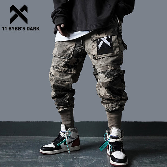 11 BYBB'S DARK Men Detachable Multi-Pocket Elastic Waist Sweatpants Techwear Pants Streetwear Cargo Pants Men