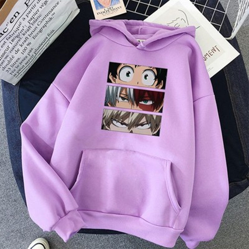 Hoodie Sweater Unisex Wear Autumn Winter Couple Top Loose